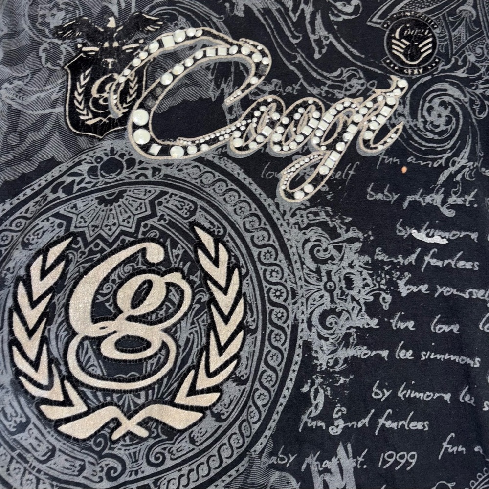 COOGI Black and Gray Graphic Tee
